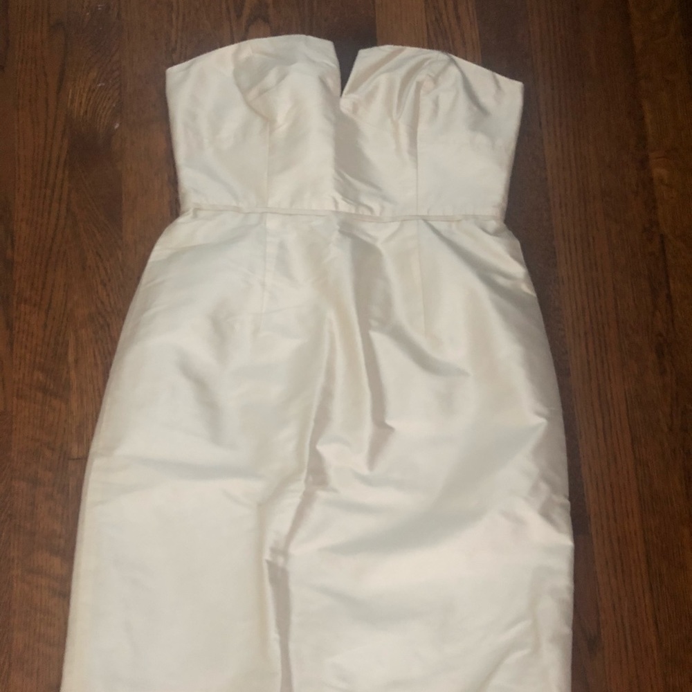 jcrew gold bridesmaid dress